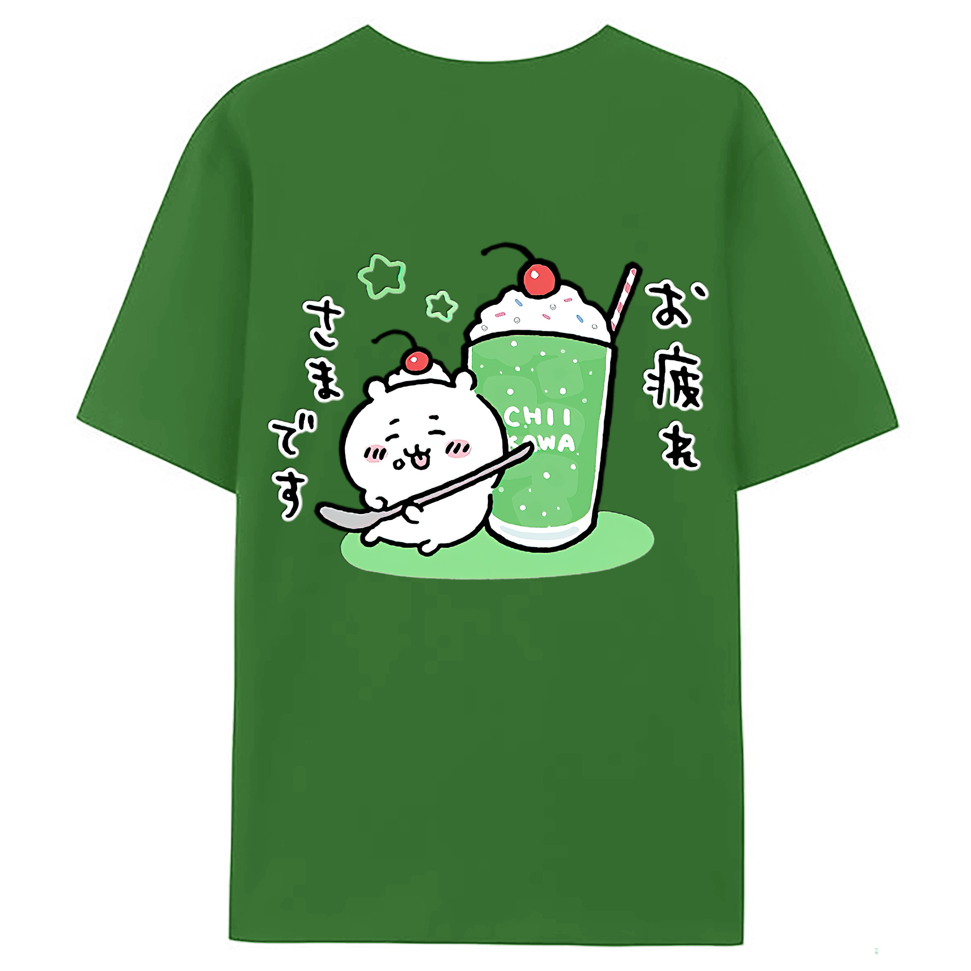 （画像用） ちいかわ ちいかわ Chii-kawa chiikawa レディース半袖Tシャツ(バックプリント)